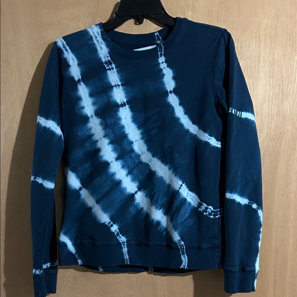 NWOT Lucky Brand Navy Tie-Dye Sweatshirt